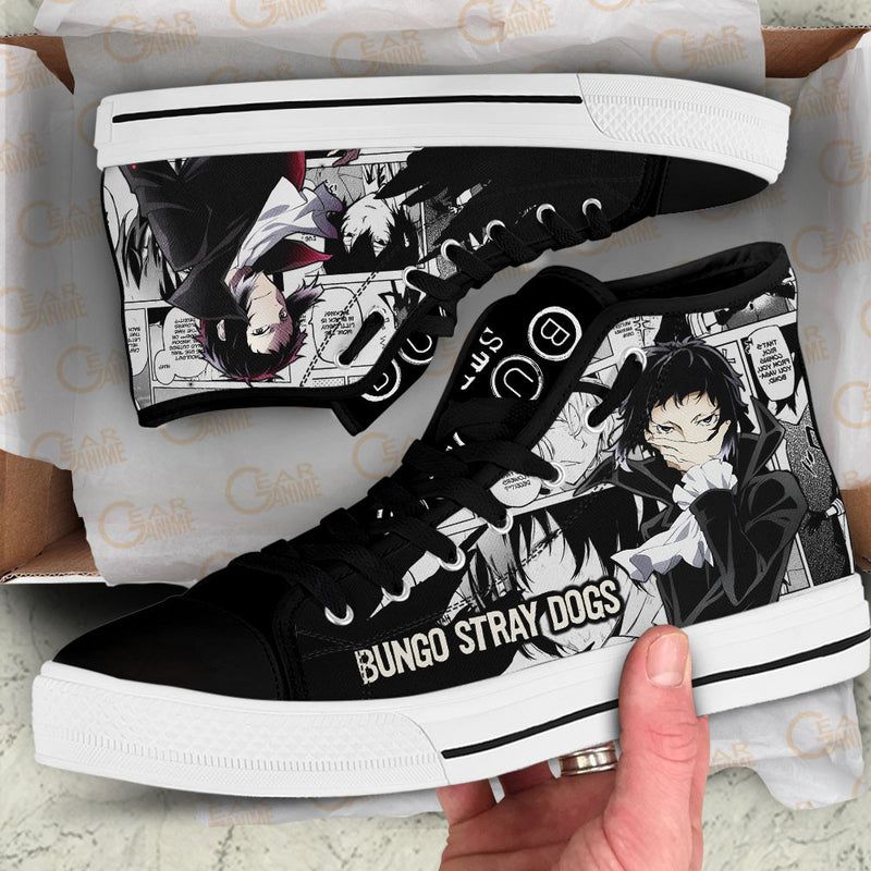 Black-Fanged Hellhound Akutagawa Ryunosuke High Top Shoes