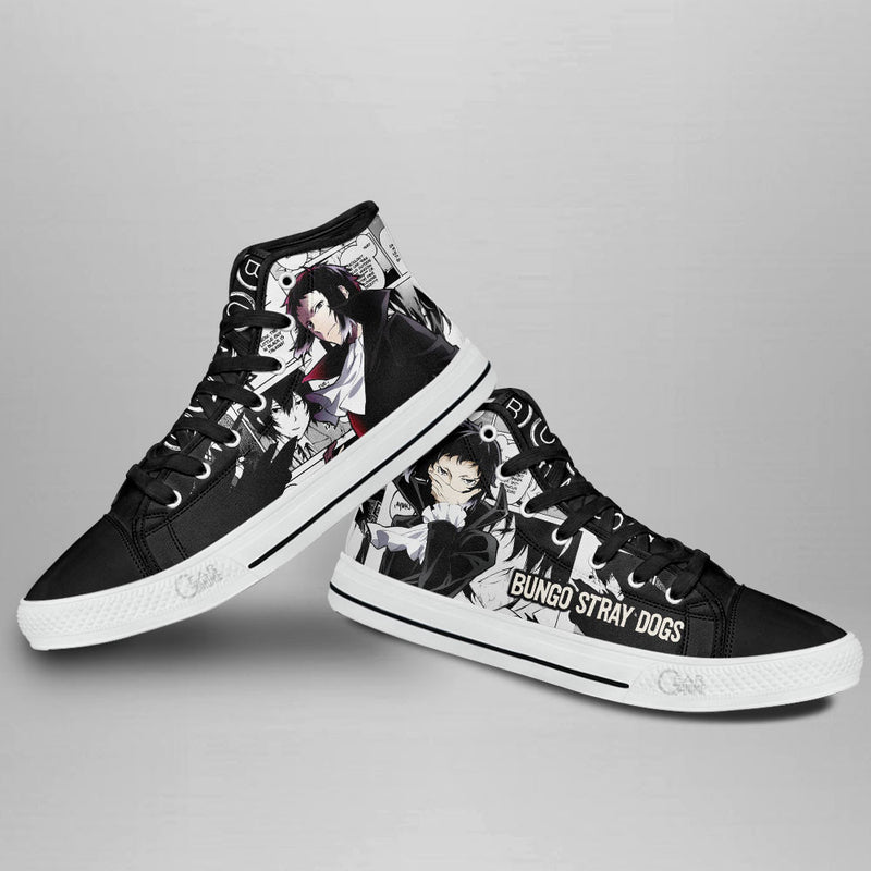 Black-Fanged Hellhound Akutagawa Ryunosuke High Top Shoes