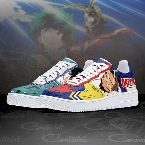 All Might and Deku Air Sneakers MN3007