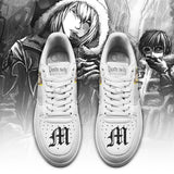 Mihael Keehl Mello Air Sneakers Custom Anime Shoes