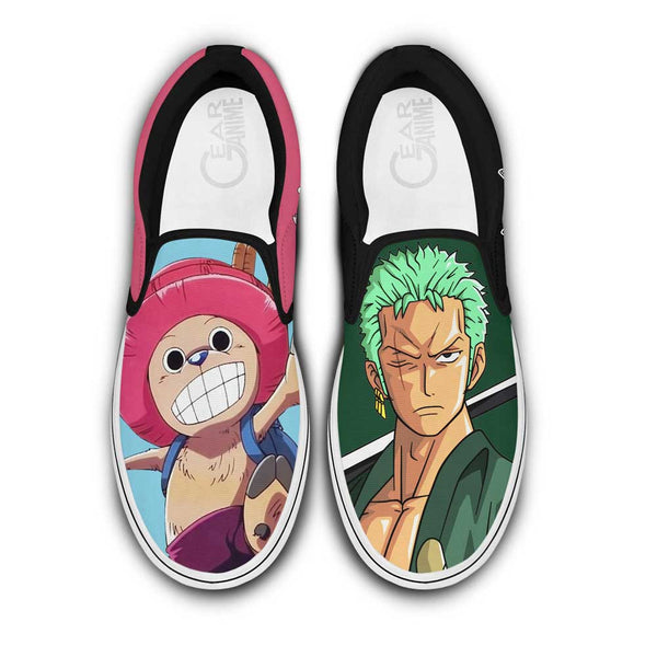 Chopper and Zoro Slip-On Shoes NTT040