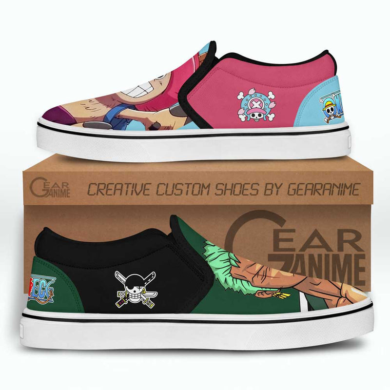 Chopper and Zoro Slip-On Shoes NTT040