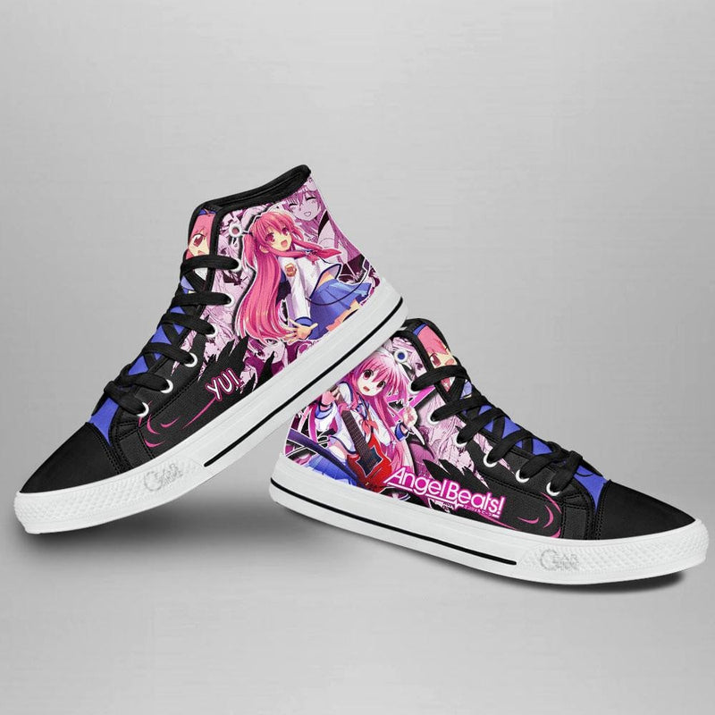 Angel Beats Yui High Top Shoes NTT021