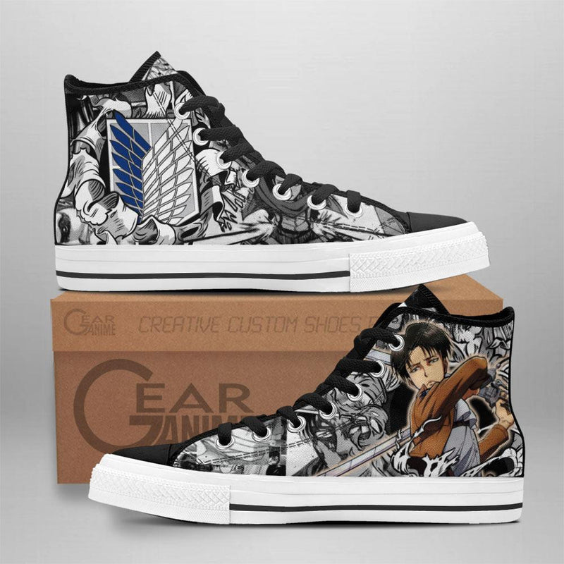 Levi Ackerman High Top Shoes TT2508