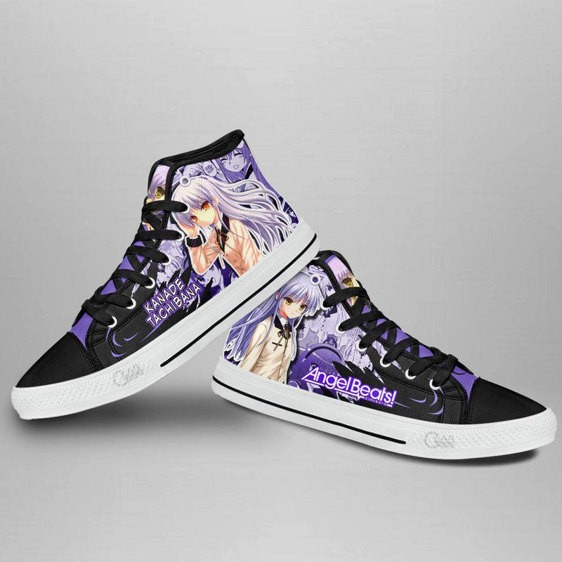 Angel Beats Kanade Tachibana High Top Shoes NTT021