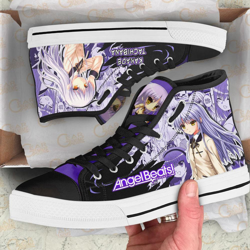 Angel Beats Kanade Tachibana High Top Shoes NTT021