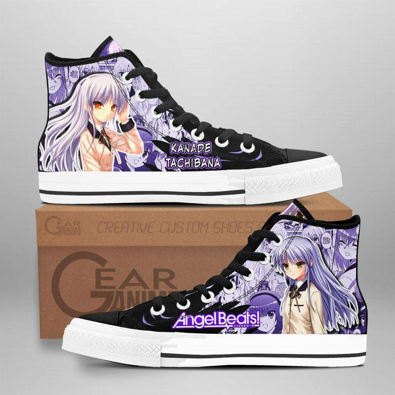 Angel Beats Kanade Tachibana High Top Shoes NTT021