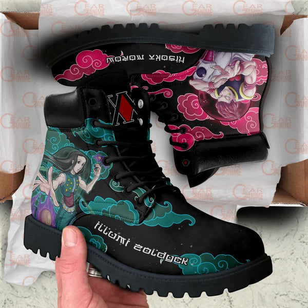 Illumi and Hisoka Boots Shoes Anime Custom