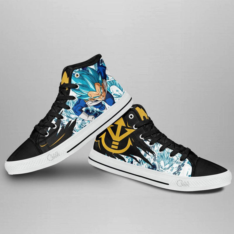 Vegeta Blue High Top Shoes TT3108