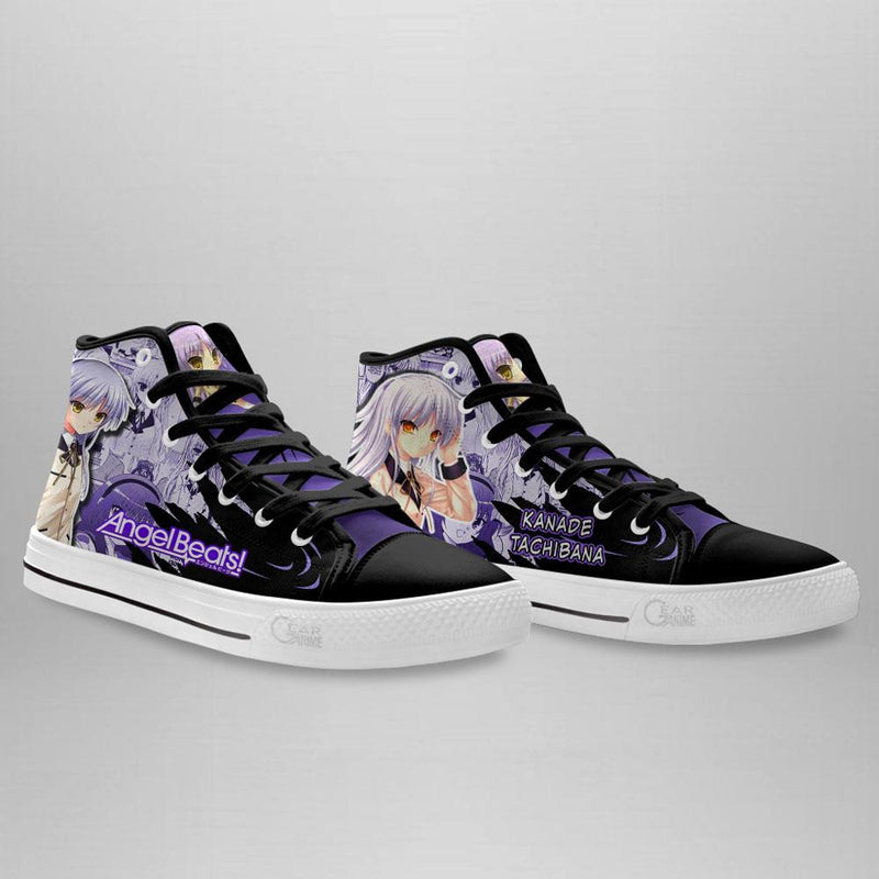 Angel Beats Kanade Tachibana High Top Shoes NTT021