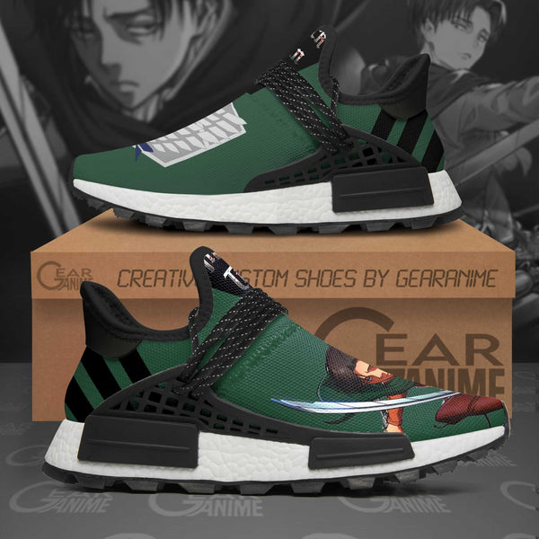 AOT Levi Ackerman Shoes Shingeki NMD-BL