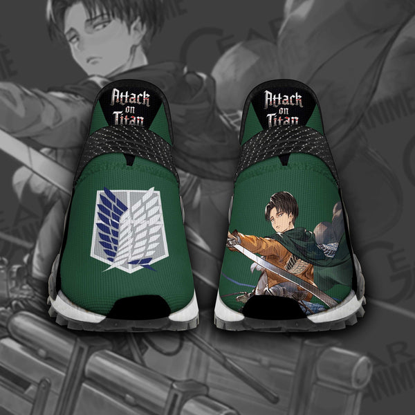 Levi Ackerman Shoes Shingeki Shoes NMD-BL