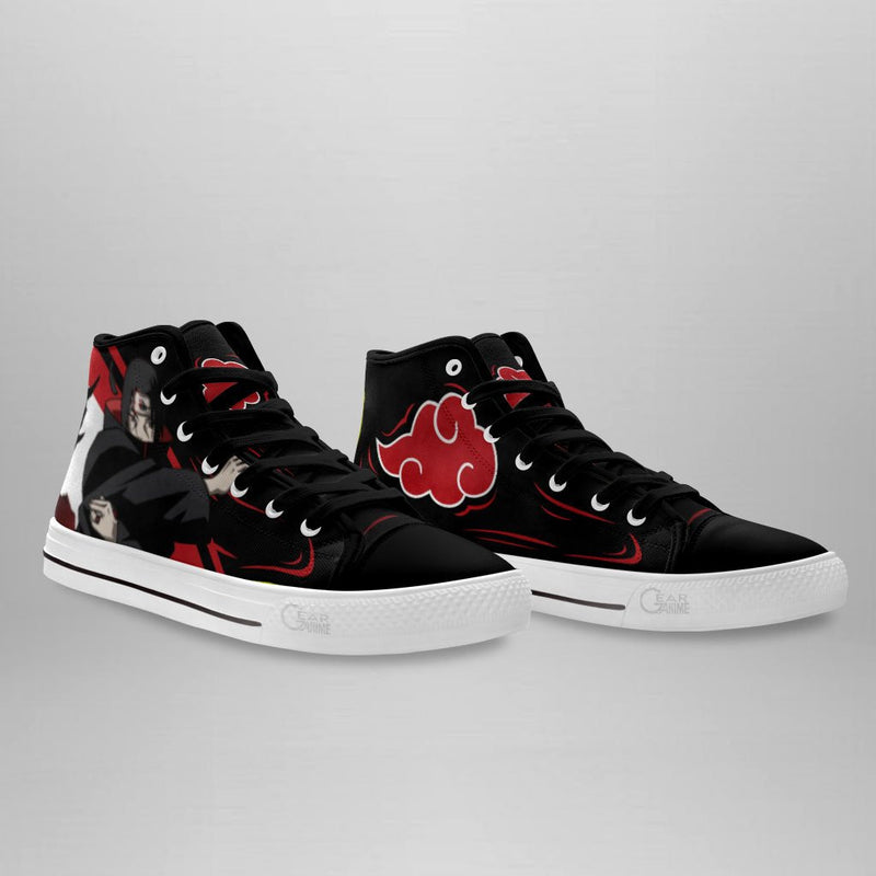 Akatsuki Itachi Jutsu High Top Shoes