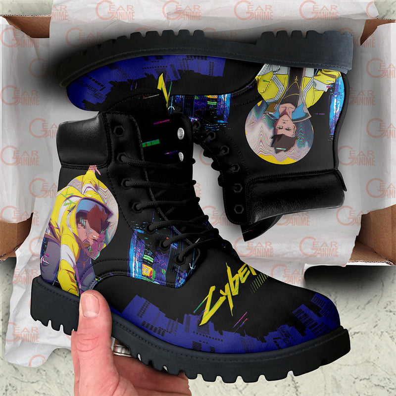 Cyberpunk David Martinez Boots Shoes Anime Custom