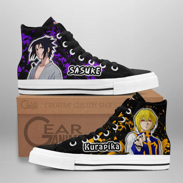 Kurapika and Sasuke Uchiha High Top Shoes NTT210