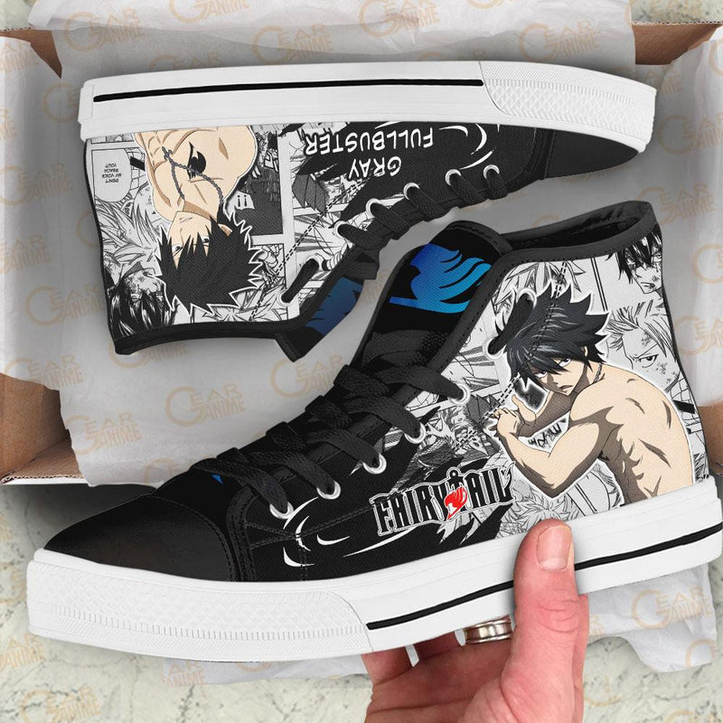 Gray Fullbuster High Top Shoes NTT041