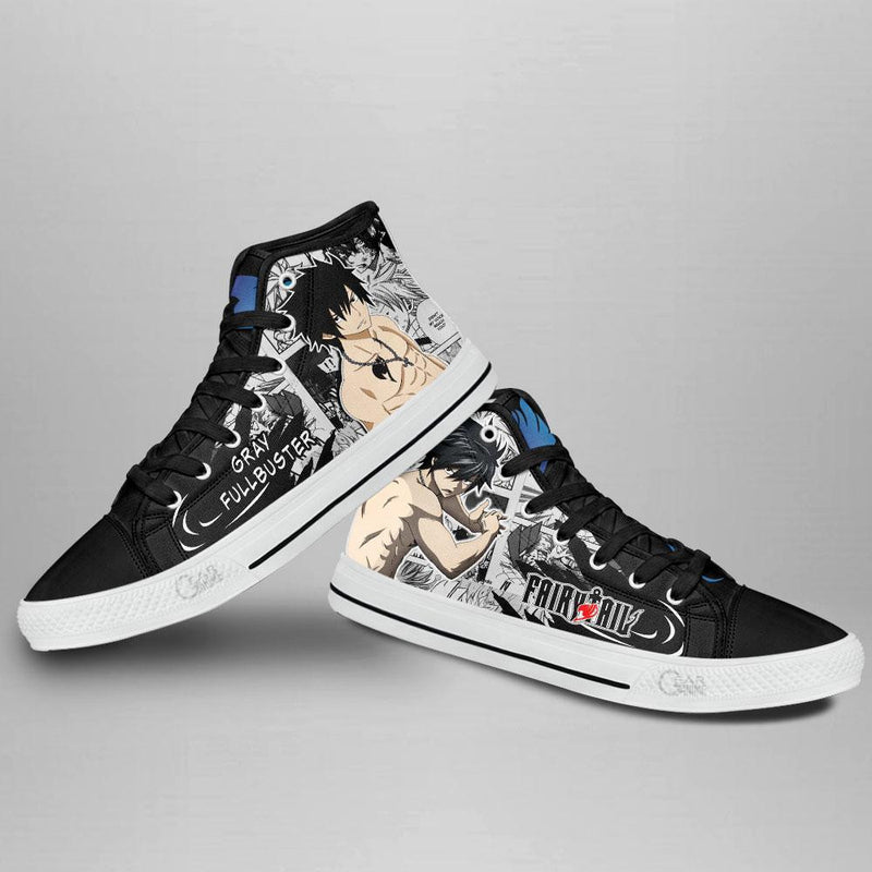 Gray Fullbuster High Top Shoes NTT041