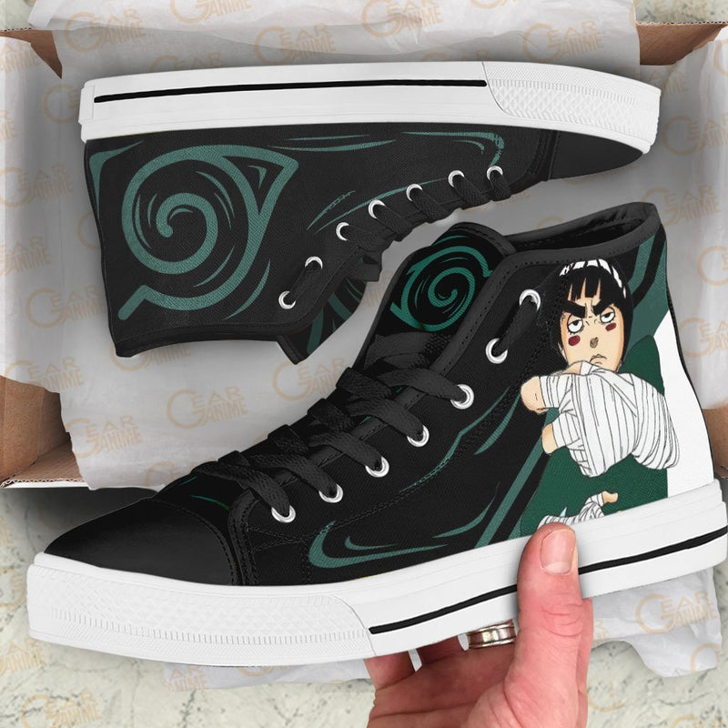 Rock Lee Drunken High Top Shoes