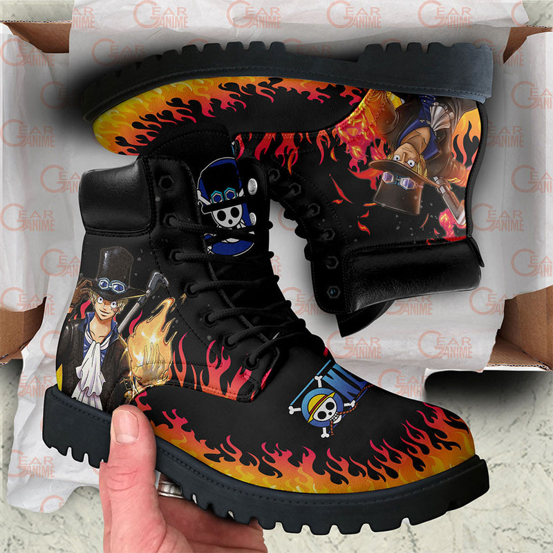 Sabo Boots Shoes Anime Custom