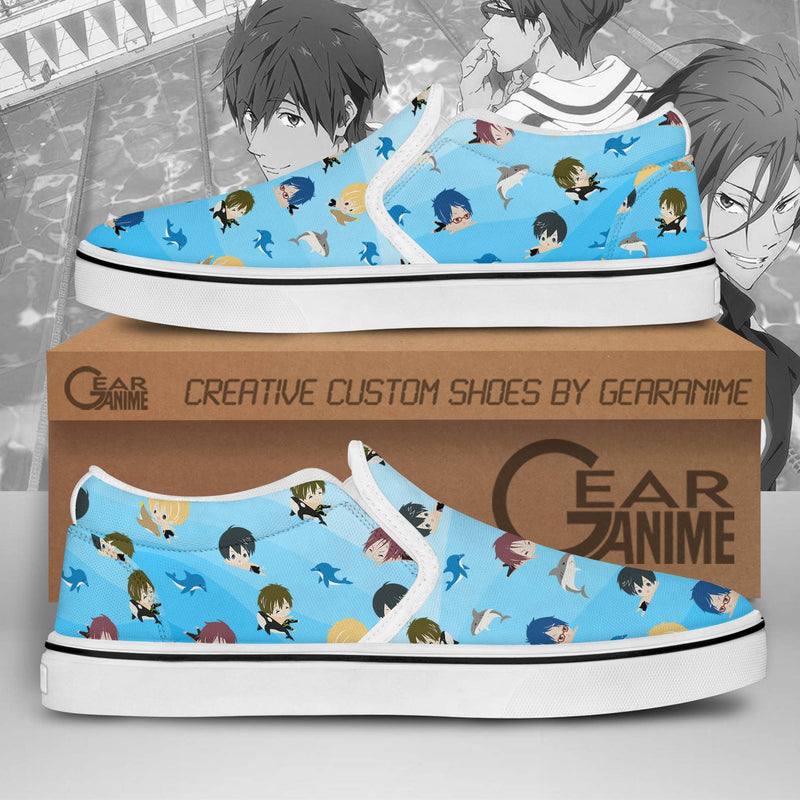 Free Iwatobi Swim Club Slip-On Shoes PT1904