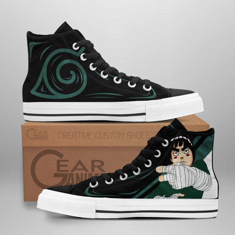 Rock Lee Drunken High Top Shoes