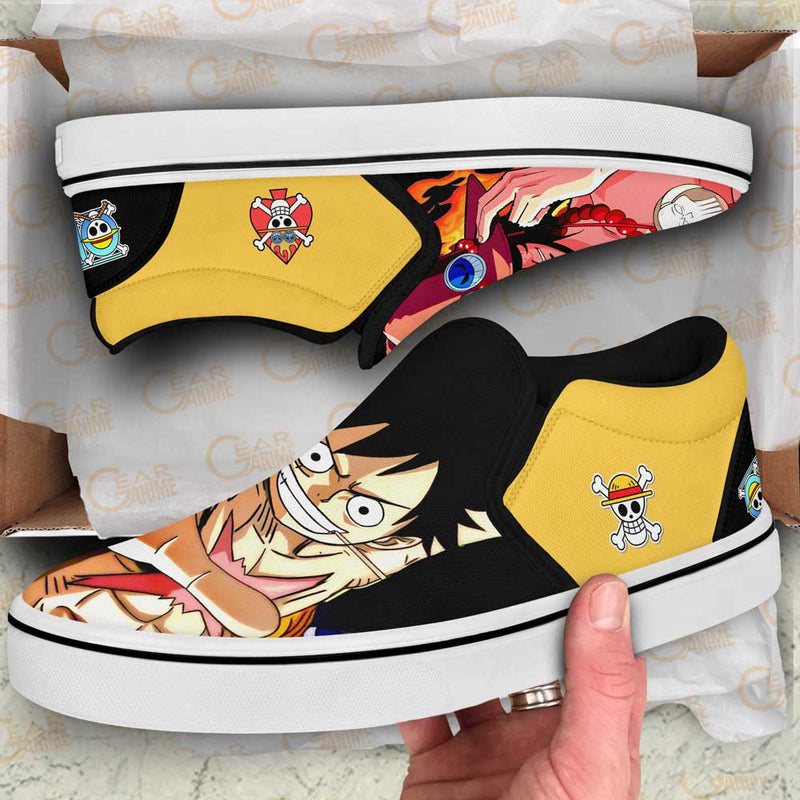 Portgas Ace and Luffy Slip-On Shoes NTT040