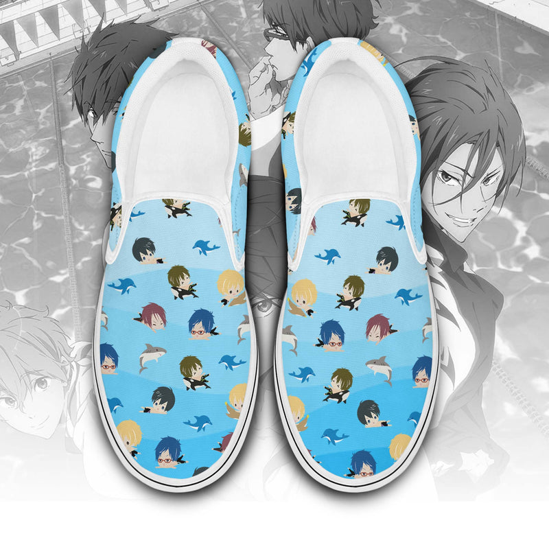 Free Iwatobi Swim Club Slip-On Shoes PT1904