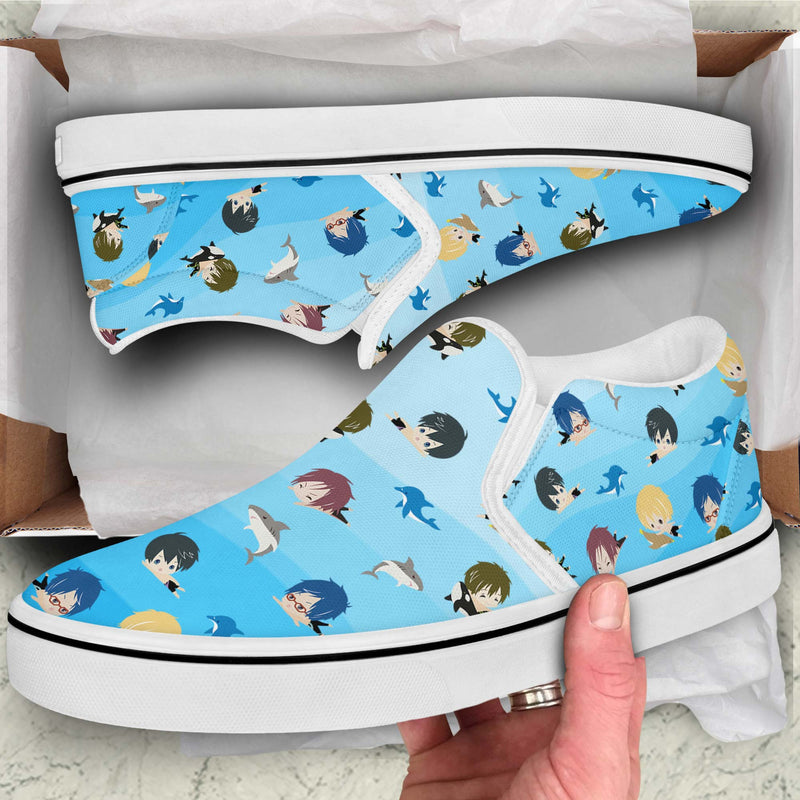 Free Iwatobi Swim Club Slip-On Shoes PT1904