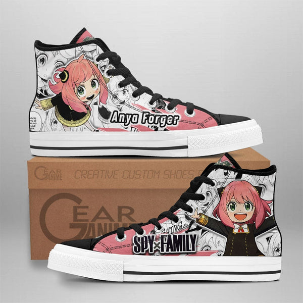 Anya Forger High Top Shoes Anime Custom NTT170