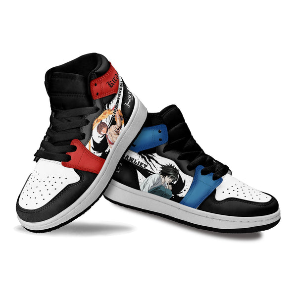 Light Yagami and L Lawliet Kids Sneakers Dnote Shoes MV2802