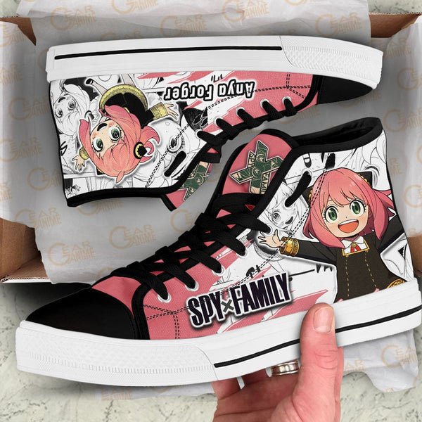 Anya Forger High Top Shoes Anime Custom NTT170