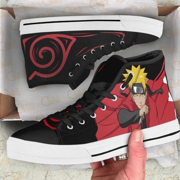 Uzumaki Sage Mode High Top Shoes