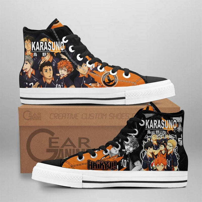 Karasuno High Top Shoes