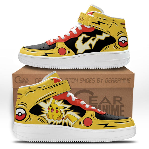 Pikachu Thunderbolt Air Mid Shoes MN2104