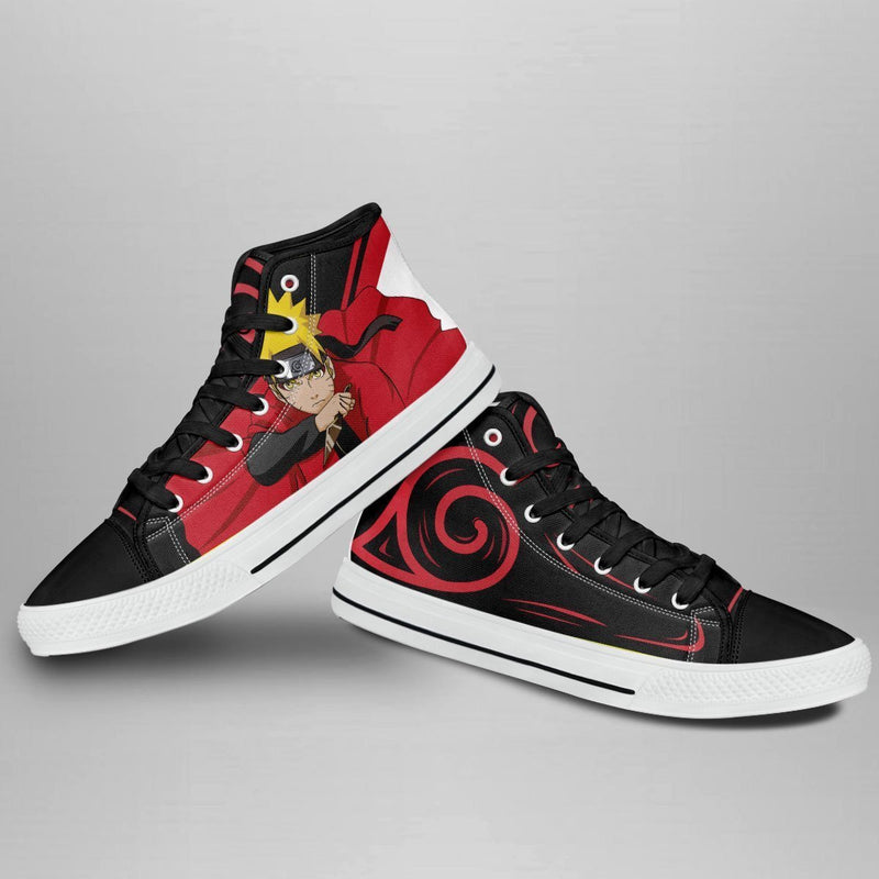 Uzumaki Sage Mode High Top Shoes