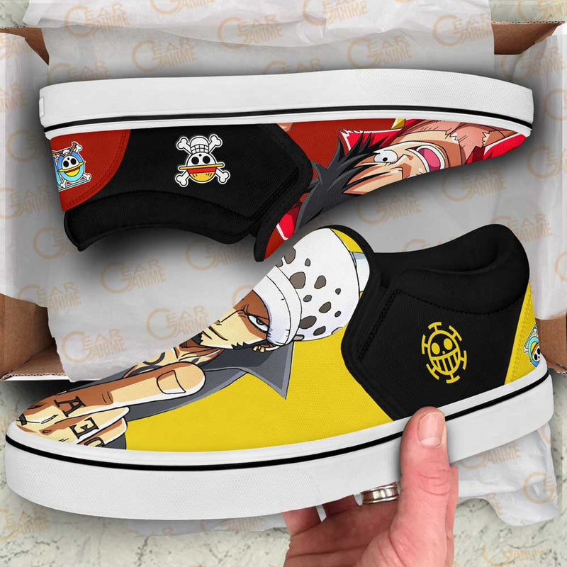 Luffy and Law Slip-On Shoes NTT040