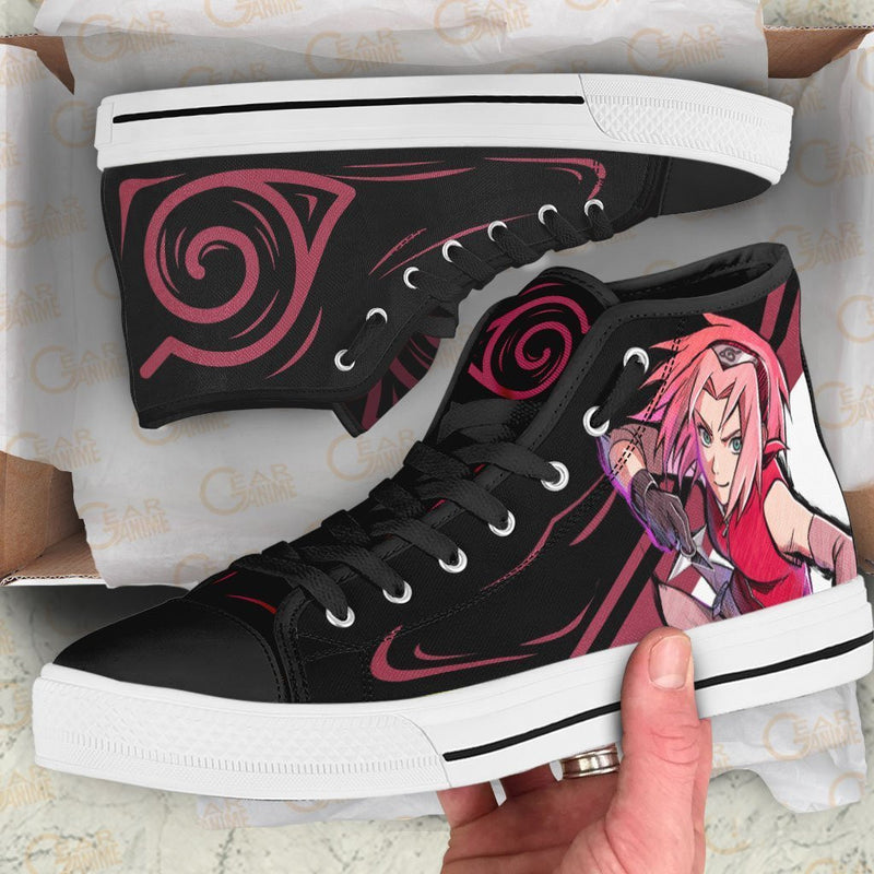 Haruno Sakura High Top Shoes