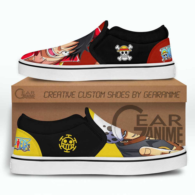 Luffy and Law Slip-On Shoes NTT040