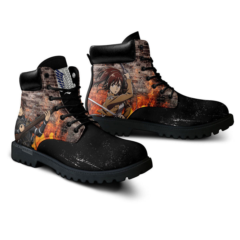 Shingeki Sasha Blouse Boots Shoes Anime Custom