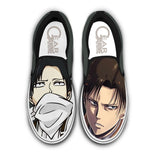 Levi Ackerman Slip-On Shoes Funny Shoes NTT070