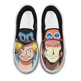 Sabo and Portgas Ace Slip-On Shoes NTT040