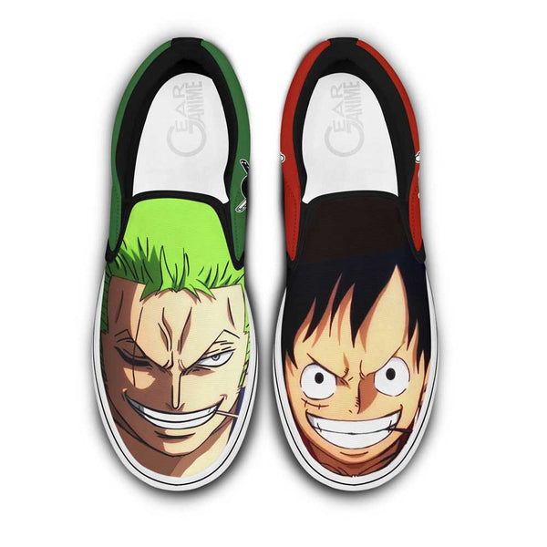 Luffy and Zoro Slip-On Shoes NTT040