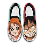 Nami and Luffy Slip-On Shoes NTT040