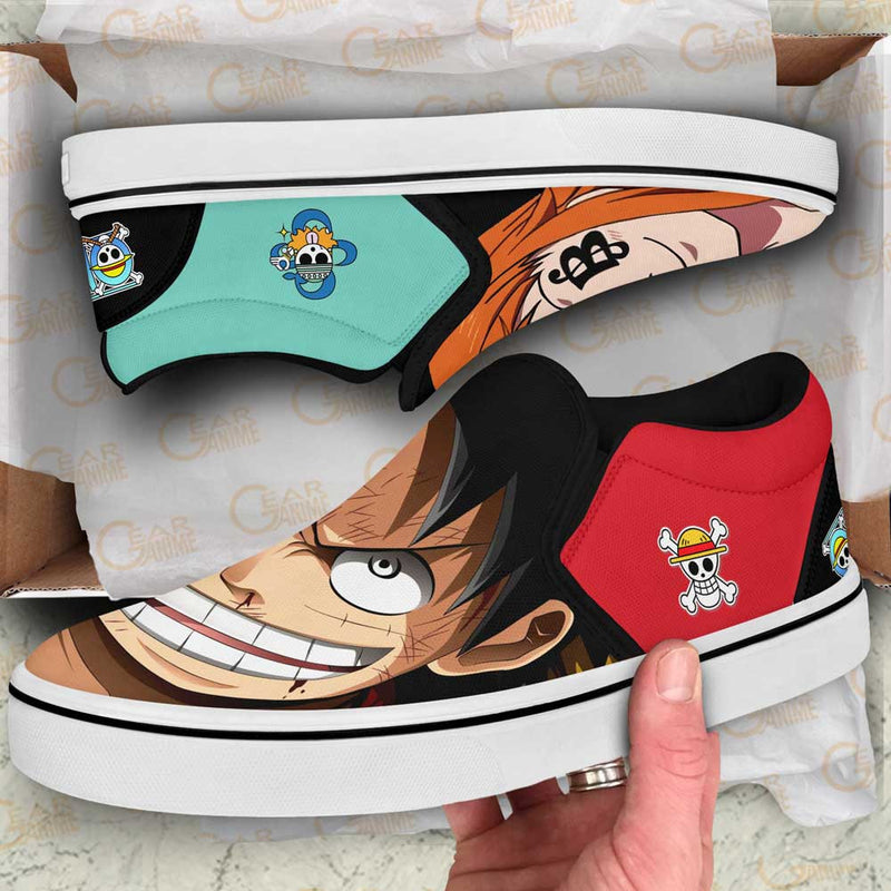 Nami and Luffy Slip-On Shoes NTT040