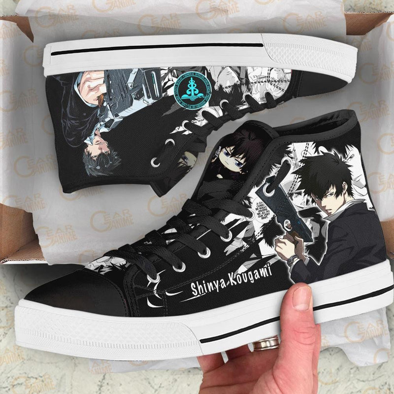 Psycho-Pass Shinya Kougami High Top Shoes NTT071