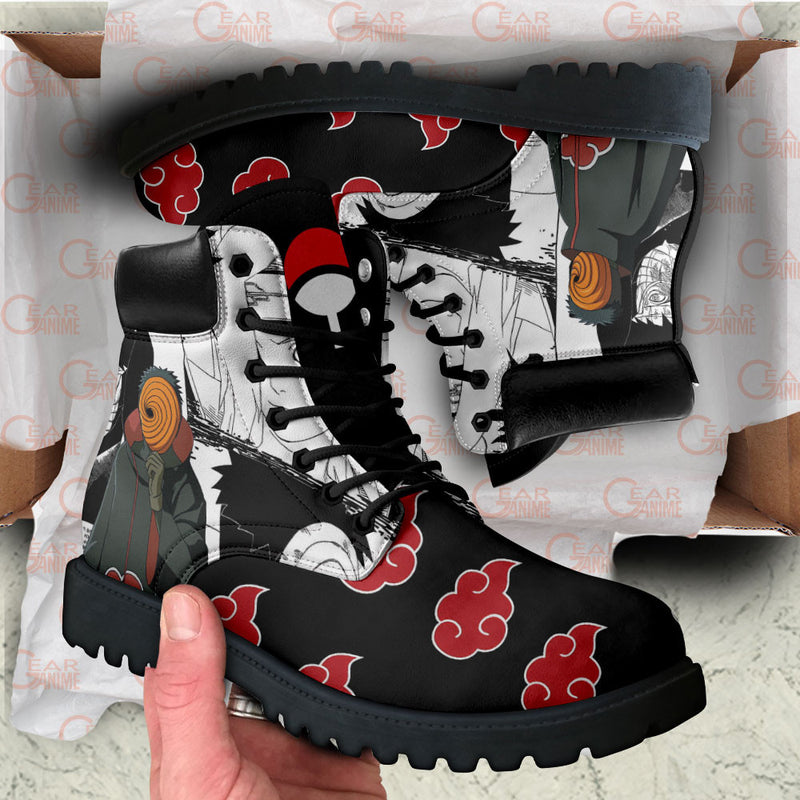 Tobi Boots Shoes Anime Custom