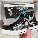 Black Star High Top Shoes NTT270