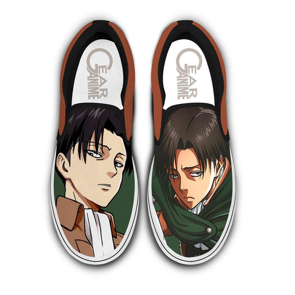 Captain Levi Ackerman Slip-On Shoes NTT070