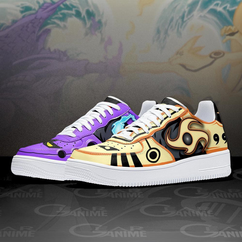 Shuriken and Sasuke Susanoo Air Sneakers