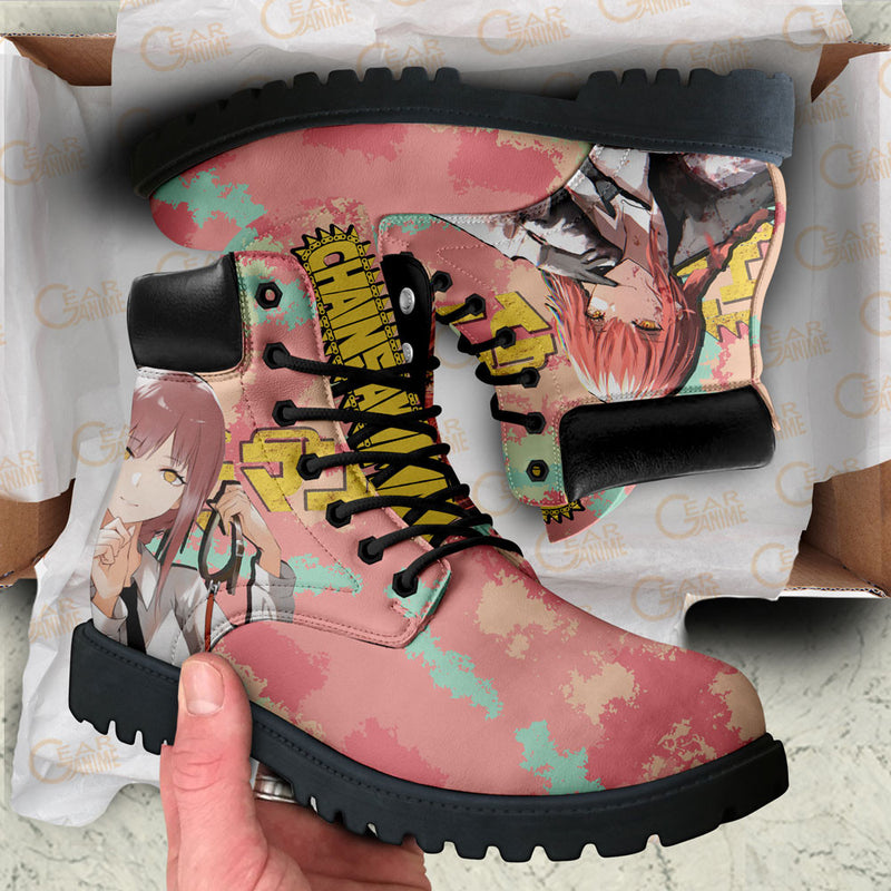 Makima Boots Shoes Anime Custom NTT121